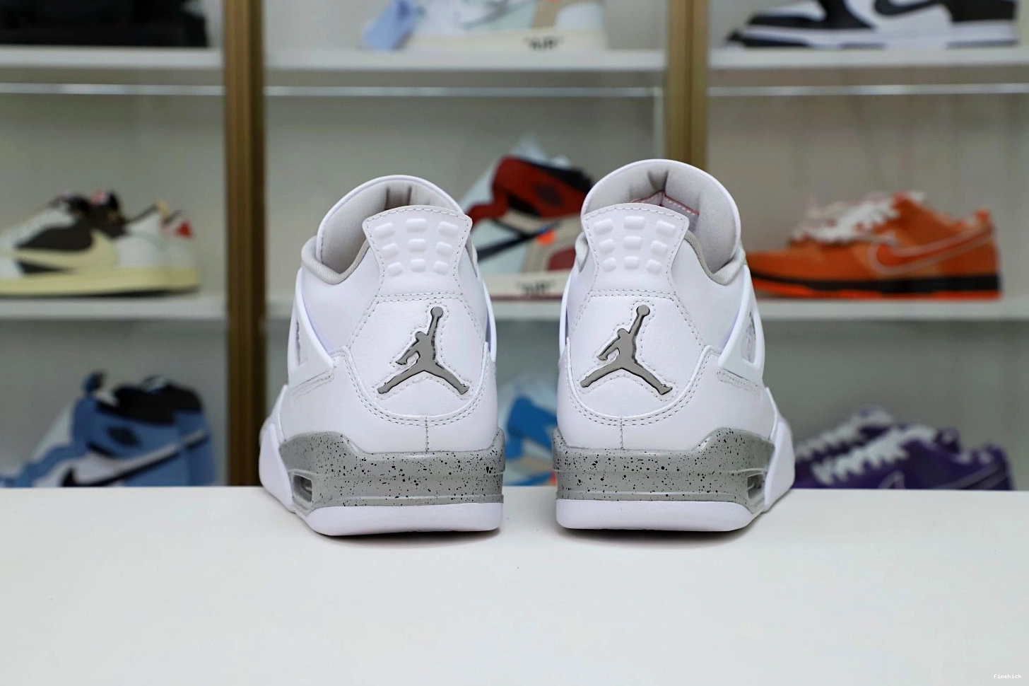 OREO' JORDAN 'WHITE 4 RETRO AIR 0312